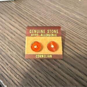 Vintage Red Earrings